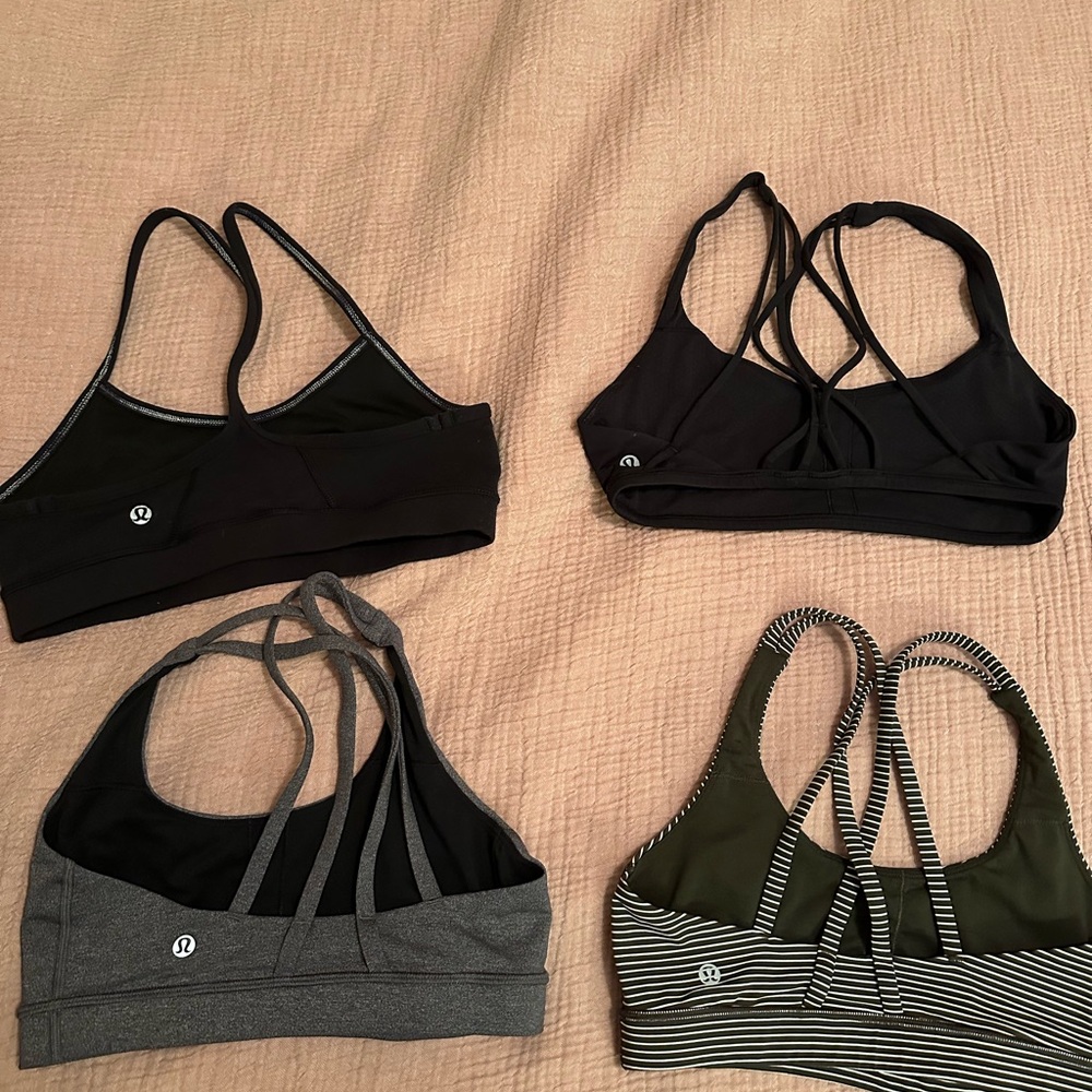 Bundle of size 6 lululemon bras